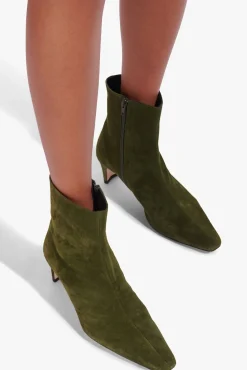 STAUD WALLY ANKLE BOOT   SUEDE OLIVE Hot