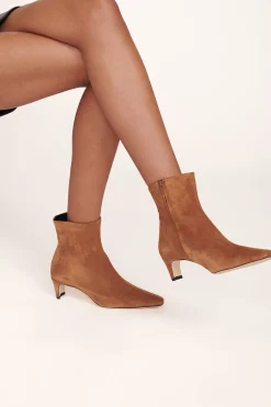 STAUD WALLY ANKLE BOOT  TAN SUEDE TANSUEDE Outlet