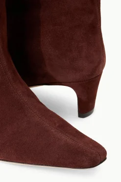 STAUD WALLY BOOT   SUEDE MAHOGANY Discount