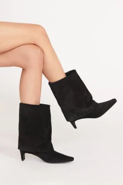STAUD WALLY FOLDOVER BOOT   BLACK Clearance