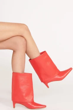 STAUD WALLY FOLDOVER BOOT  RED ROSE REDROSE Best