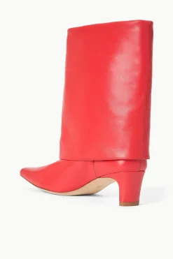 STAUD WALLY FOLDOVER BOOT  RED ROSE REDROSE Best