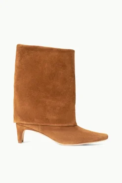 STAUD WALLY FOLDOVER BOOT   TAN Discount