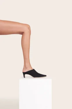 STAUD WALLY MULE  BLACK SUEDE BLACKSUEDE Sale