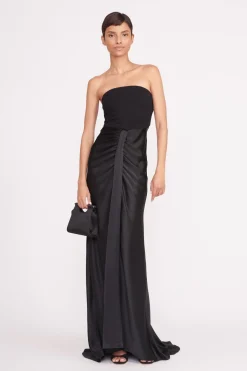 STAUD WAYFARING DRESS   BLACK Outlet