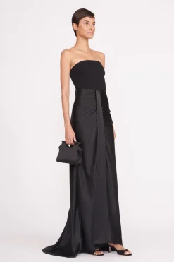 STAUD WAYFARING DRESS   BLACK Outlet