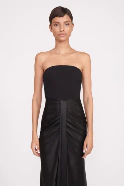 STAUD WAYFARING DRESS   BLACK Outlet