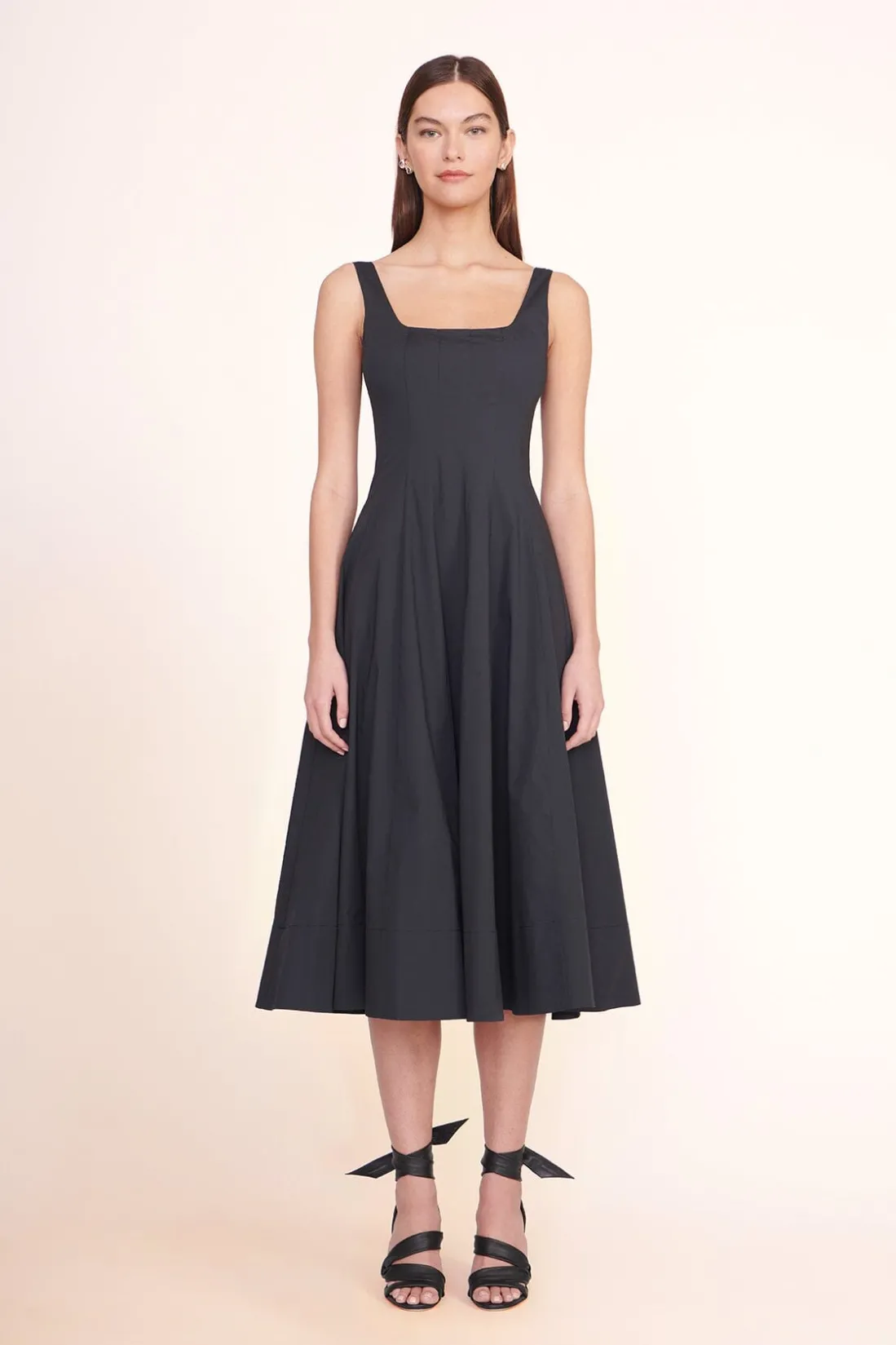 STAUD WELLS DRESS BLACK Discount