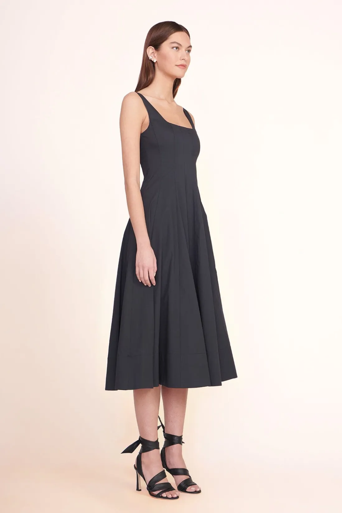 STAUD WELLS DRESS BLACK Discount