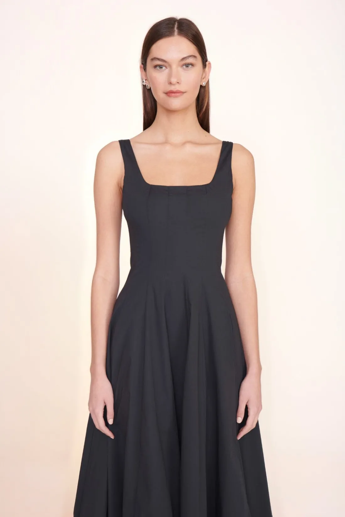 STAUD WELLS DRESS BLACK Discount