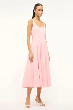 STAUD WELLS DRESS  PEARL PINK PEARLPINK Best