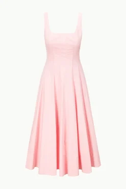 STAUD WELLS DRESS PEARL PINK PEARLPINK Best