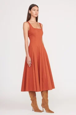STAUD WELLS DRESS   SPICE New