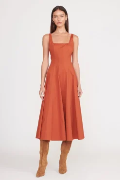 STAUD WELLS DRESS   SPICE New