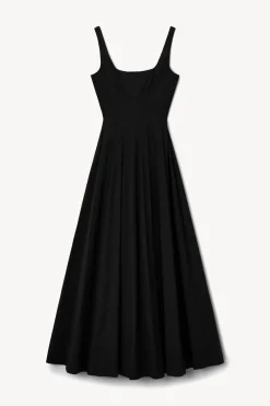 STAUD WELLS MAXI DRESS BLACK