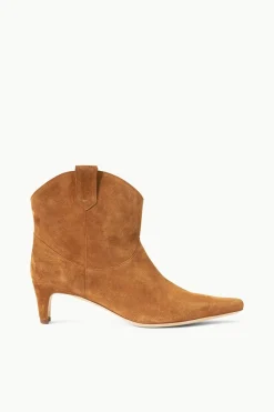 STAUD WESTERN WALLY ANKLE BOOT TAN Outlet