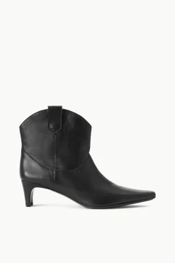 STAUD WESTERN WALLY ANKLE BOOT   BLACK Outlet