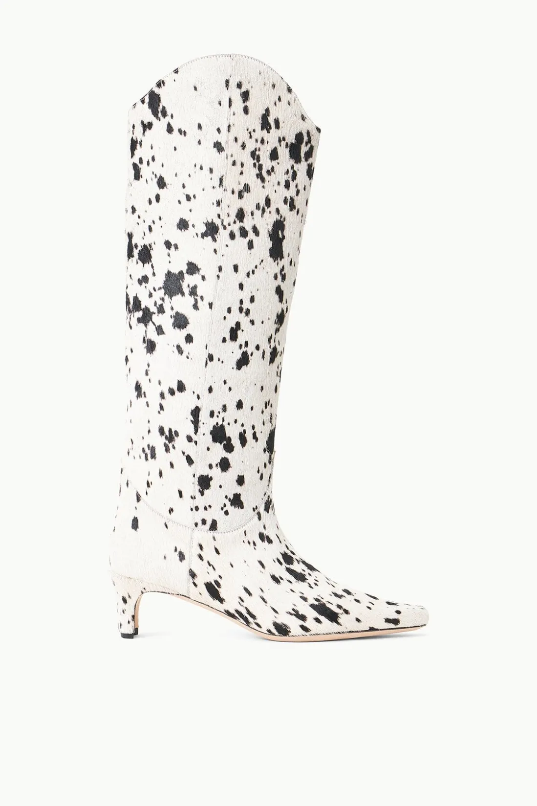 STAUD WESTERN WALLY BOOT BLACK & WHITE HAIRCALF BLACK&WHITEHAIRCALF Discount