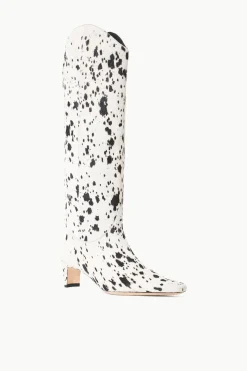 STAUD WESTERN WALLY BOOT BLACK & WHITE HAIRCALF BLACK&WHITEHAIRCALF Discount