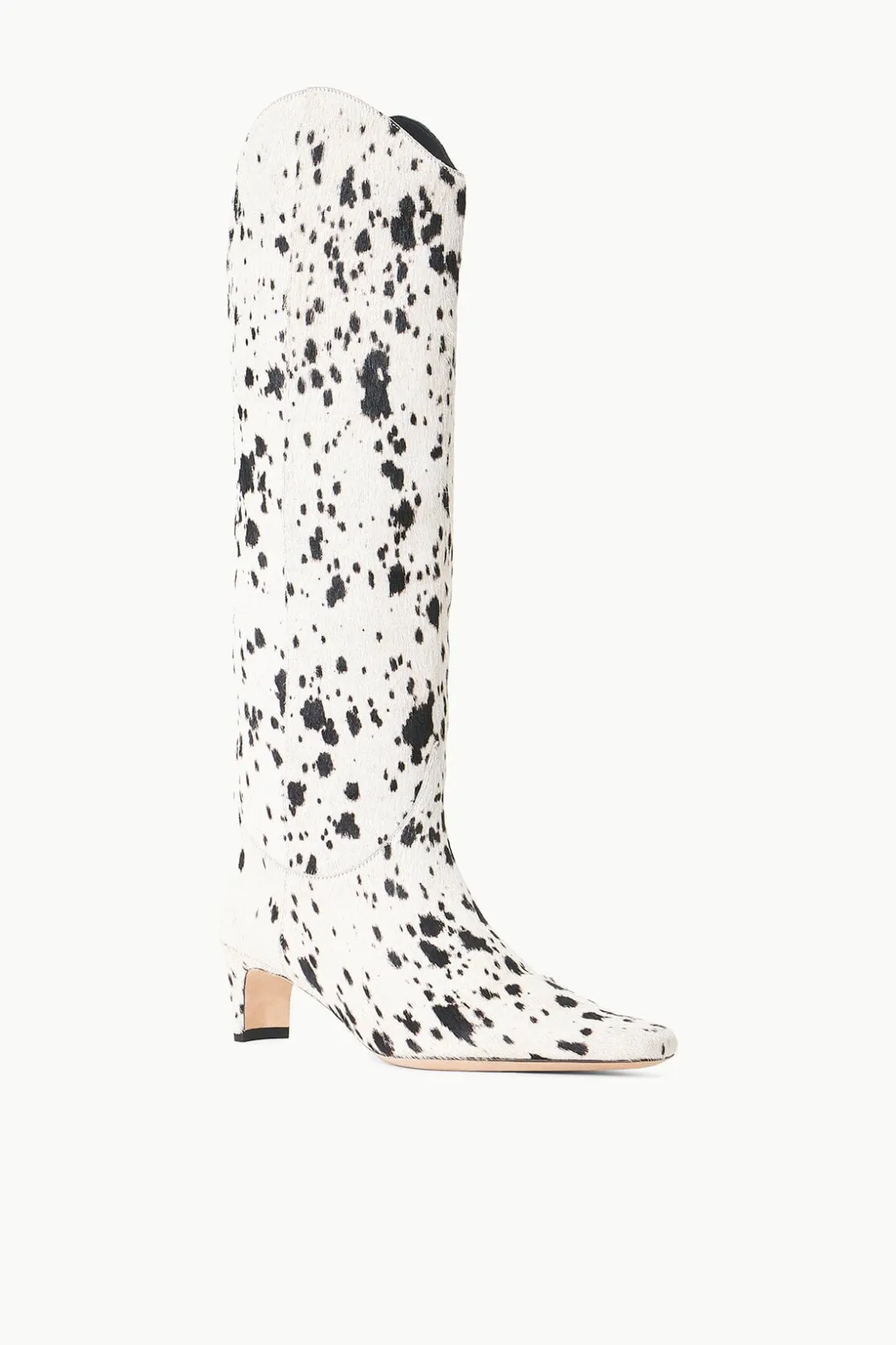 STAUD WESTERN WALLY BOOT BLACK & WHITE HAIRCALF BLACK&WHITEHAIRCALF Discount