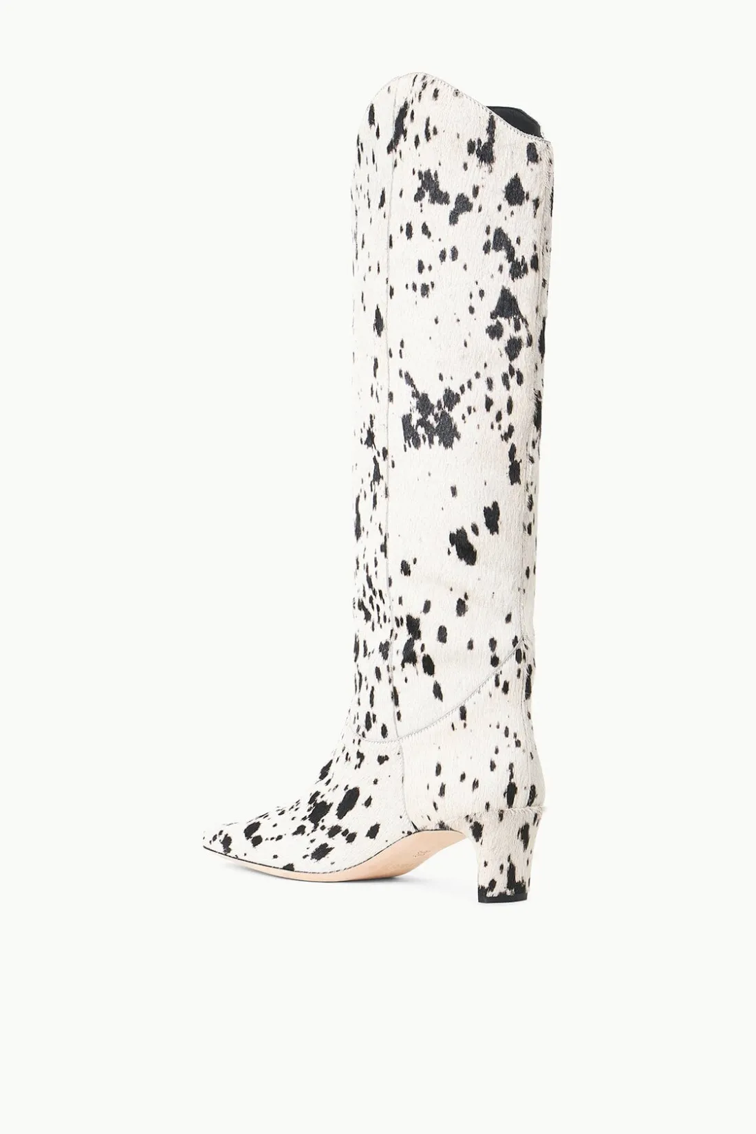 STAUD WESTERN WALLY BOOT BLACK & WHITE HAIRCALF BLACK&WHITEHAIRCALF Discount