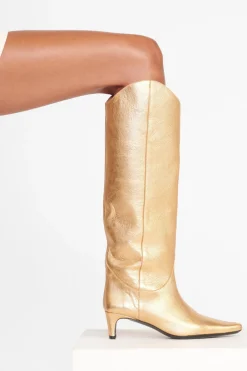 STAUD WESTERN WALLY BOOT   GOLD