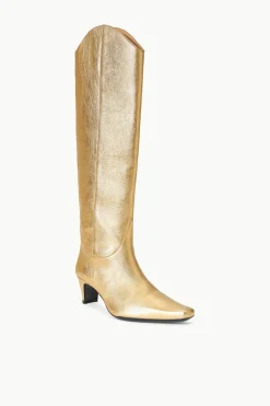 STAUD WESTERN WALLY BOOT   GOLD