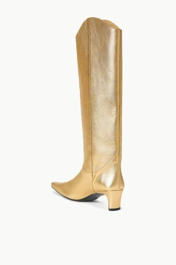 STAUD WESTERN WALLY BOOT   GOLD