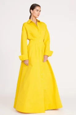 STAUD WINONA DRESS   HONEY New