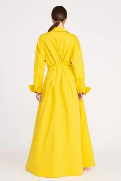 STAUD WINONA DRESS   HONEY New