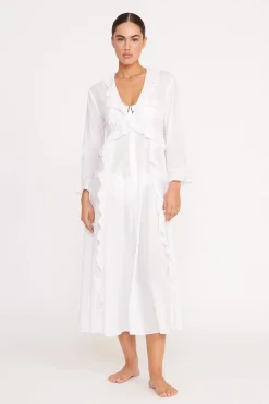 STAUD ZION DRESS   WHITE Online