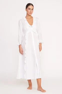 STAUD ZION DRESS WHITE Online