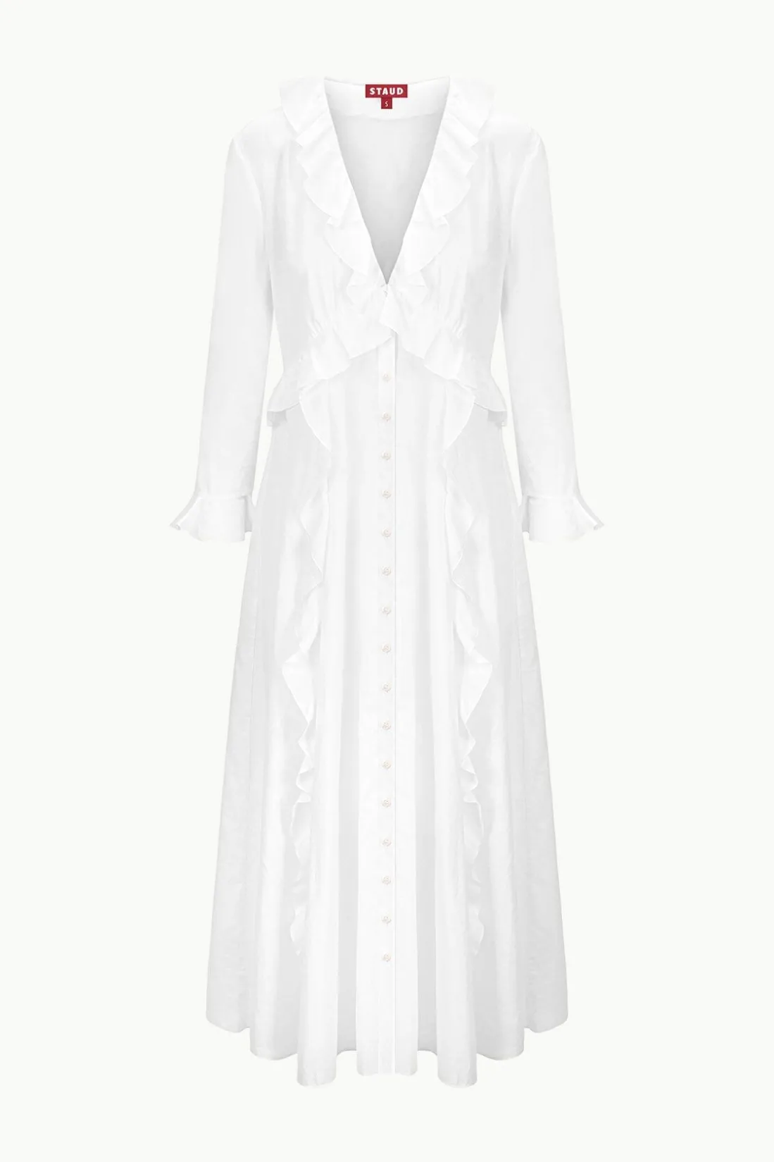 STAUD ZION DRESS WHITE Online