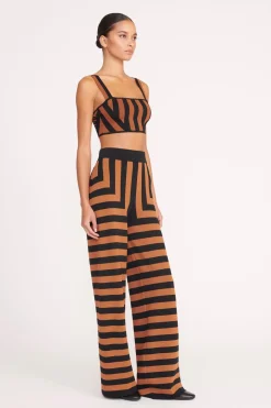 STAUD ZOLA TOP BLACK TAN SEASHORE STRIPE BLACKTANSEASHORESTRIPE Outlet