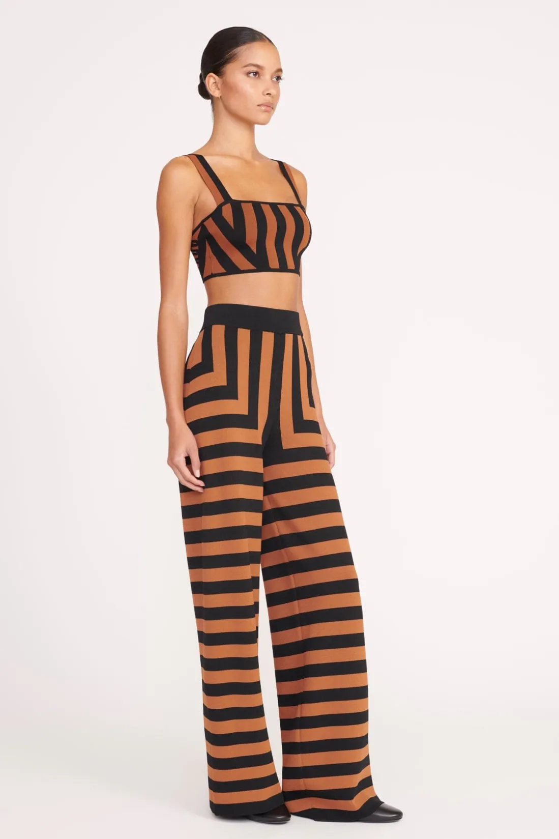 STAUD ZOLA TOP BLACK TAN SEASHORE STRIPE BLACKTANSEASHORESTRIPE Outlet