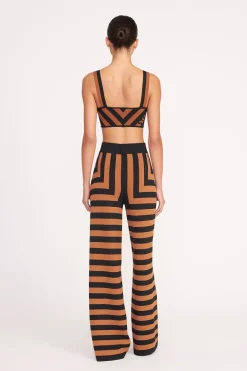 STAUD ZOLA TOP BLACK TAN SEASHORE STRIPE BLACKTANSEASHORESTRIPE Outlet