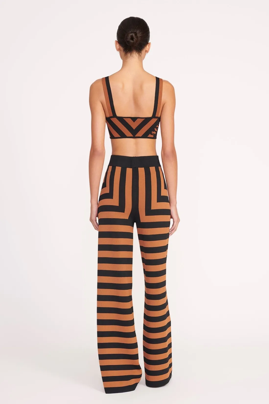 STAUD ZOLA TOP BLACK TAN SEASHORE STRIPE BLACKTANSEASHORESTRIPE Outlet