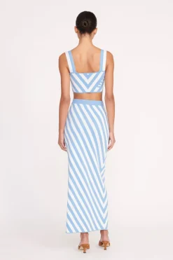 STAUD ZOLA TOP  BLUE SEASHORE STRIPE BLUESEASHORESTRIPE Clearance